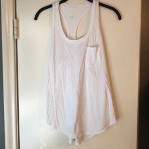 lululemon white razorback tank